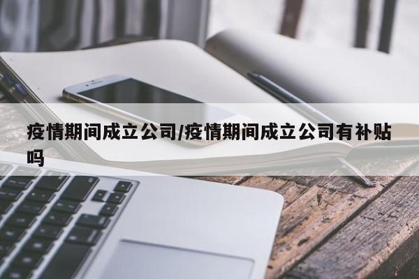疫情期间成立公司/疫情期间成立公司有补贴吗